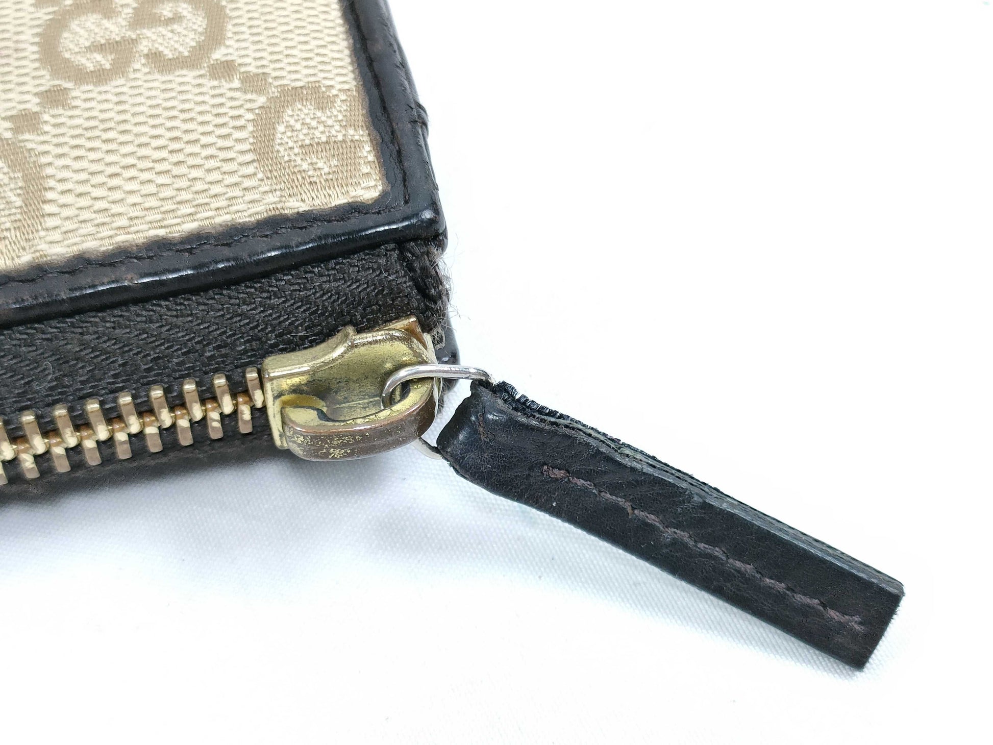 GUCCI Gucci GG Canvas Long Wallet Wallet