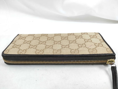 GUCCI Gucci GG Canvas Long Wallet Wallet