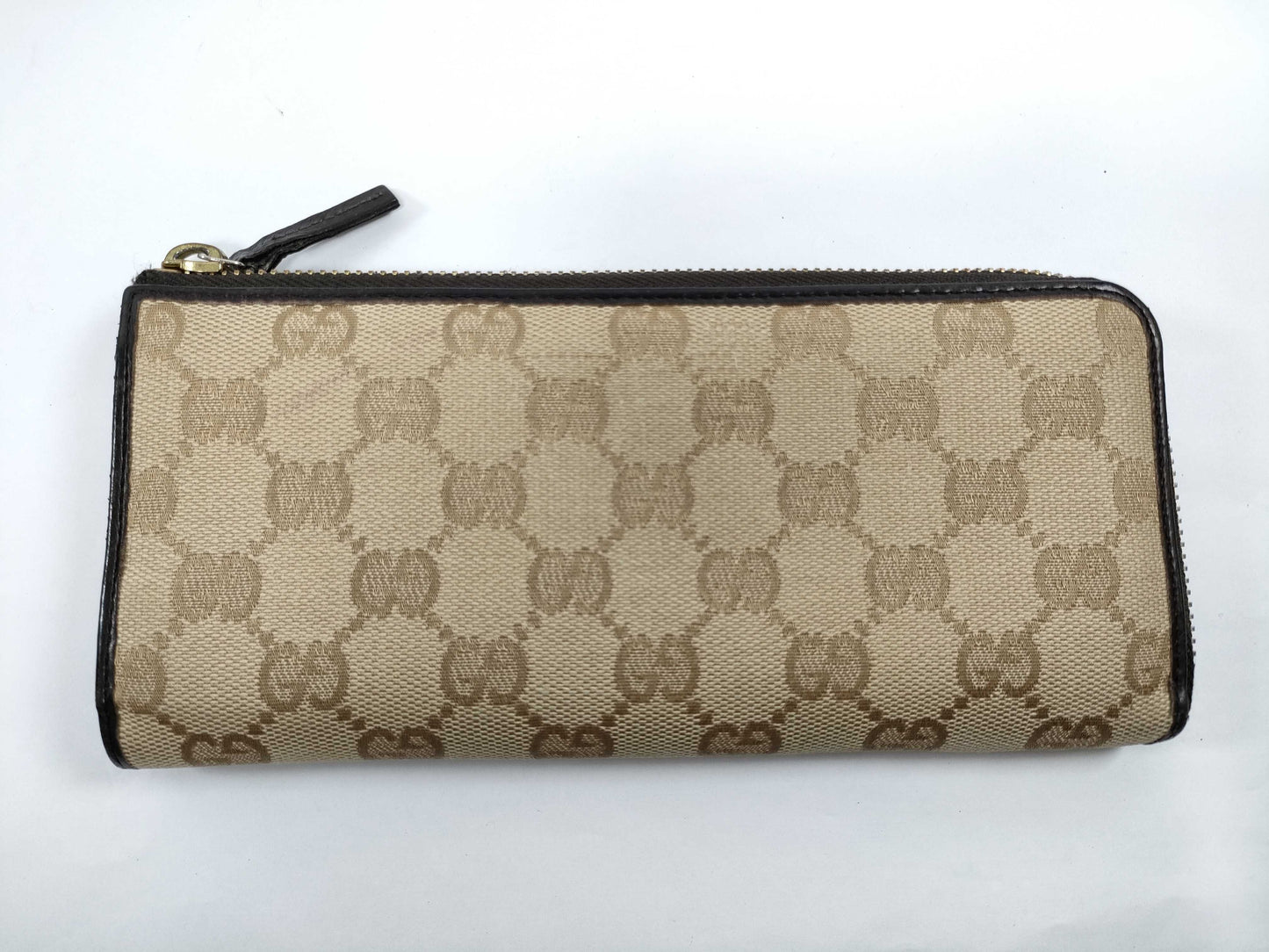 GUCCI Gucci GG Canvas Long Wallet Wallet
