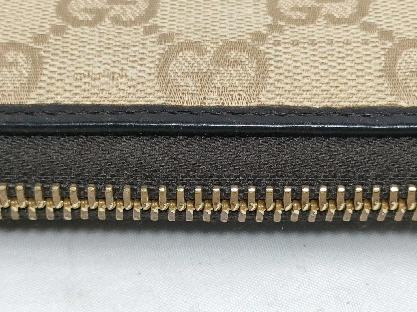 GUCCI Gucci GG Canvas Long Wallet Wallet