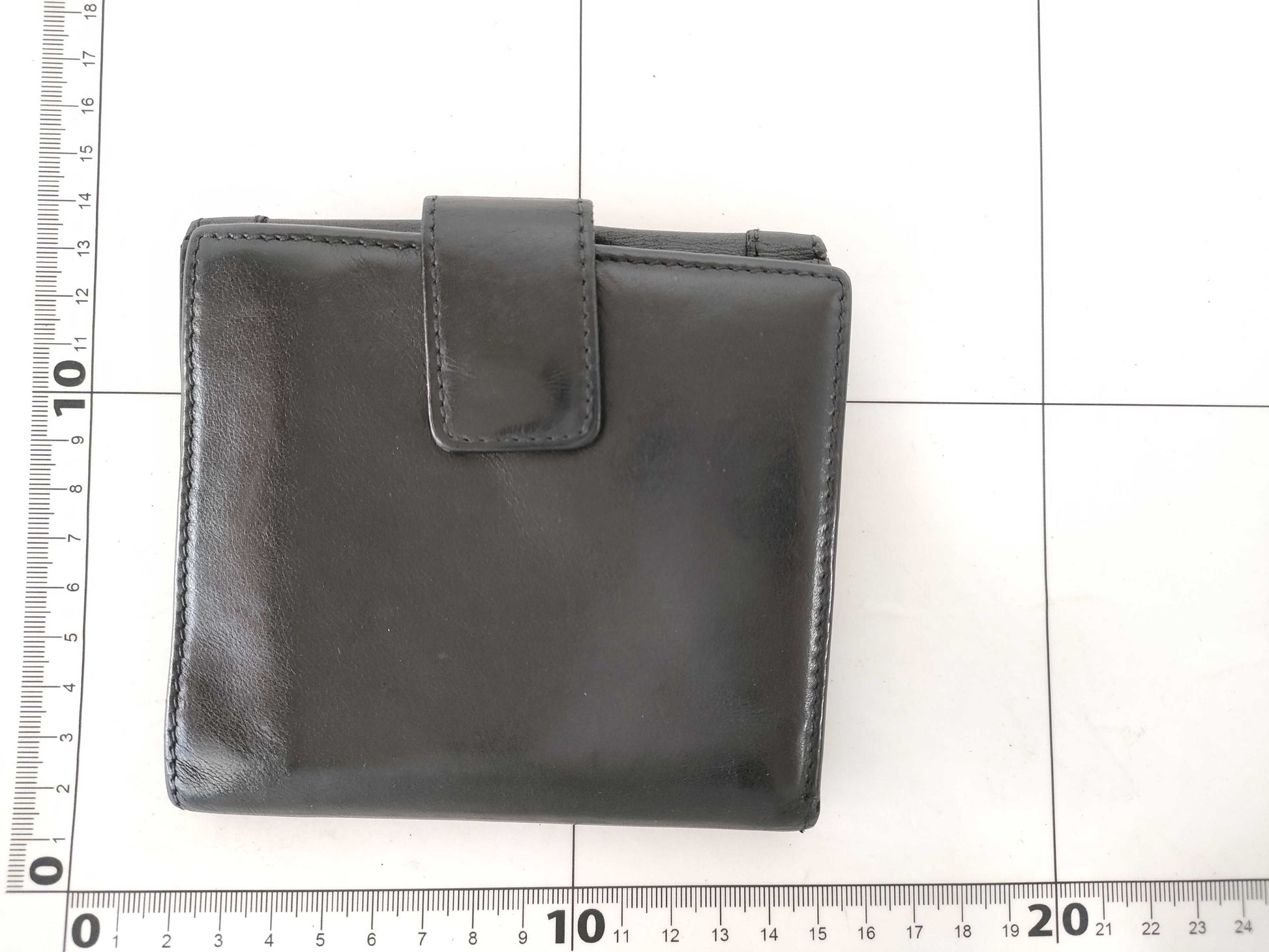 GUCCI Gucci Leather Black Folding Wallet Wallet