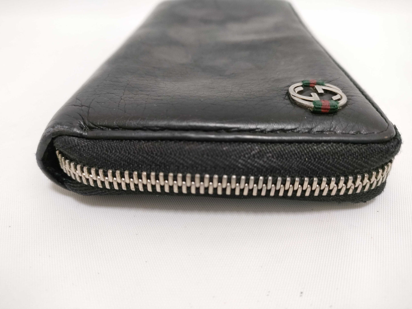GUCCI GG Gucci GG Interlocking Round Zipper Long Wallet Wallet