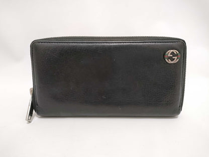 GUCCI GG Gucci GG Interlocking Round Zipper Long Wallet Wallet