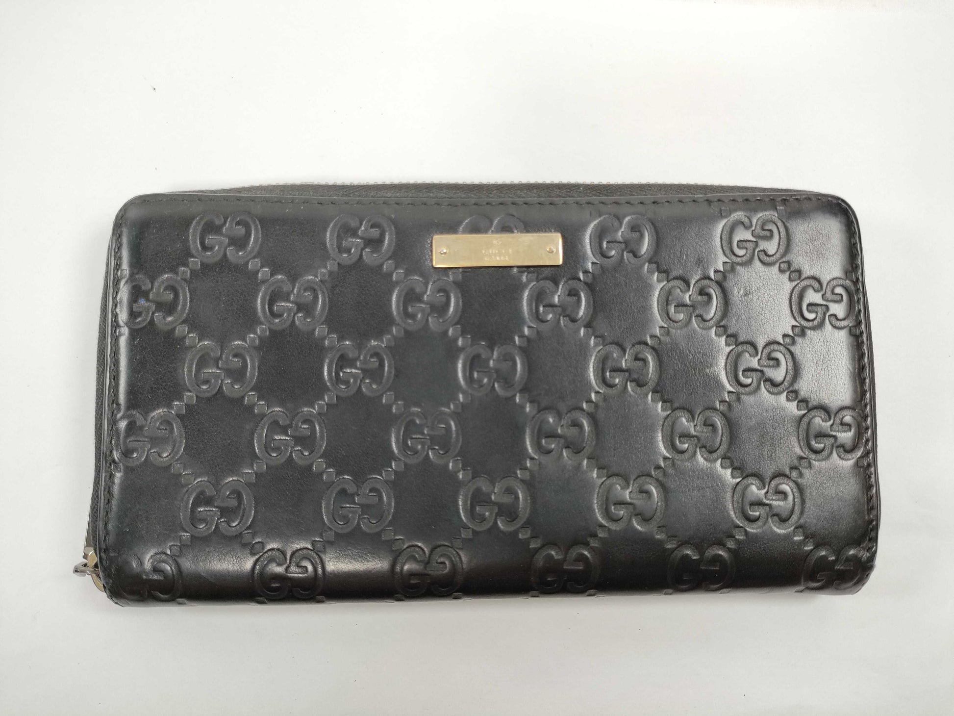 GUCCI GUCCI Shima GG Pattern Round Long Wallet Wallet