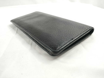 LOUIS VUITTON Louis Vuitton Leather Braza Long Wallet Wallet