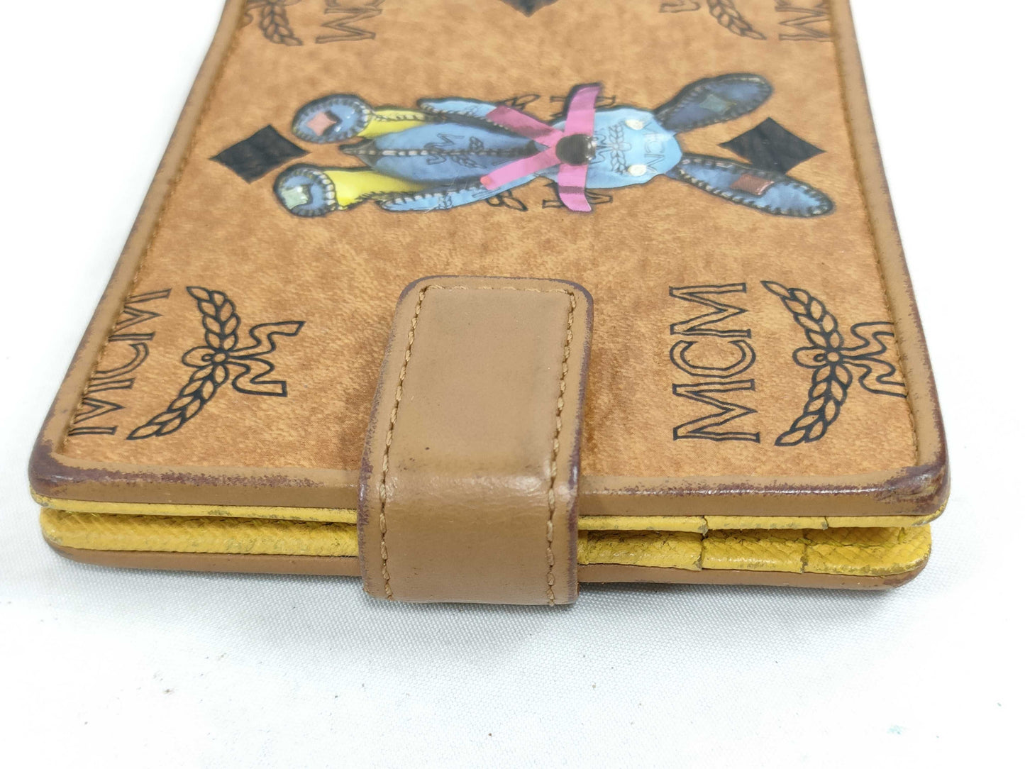 MCM MCM Folding Wallet with Money Clip Card Case, Pass Case, Business Card Holder