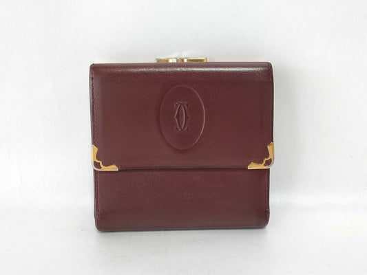 Cartier Cartier Mouth Folding Wallet Mastline Wallet