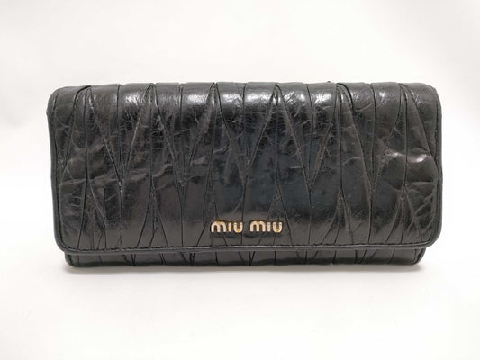 miu miu materasse long wallet purse