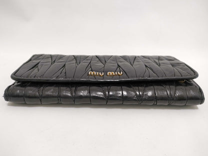 miu miu materasse long wallet purse