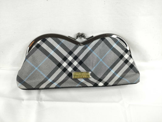 BURBERRY Check Pouch Garakuchi Pouch