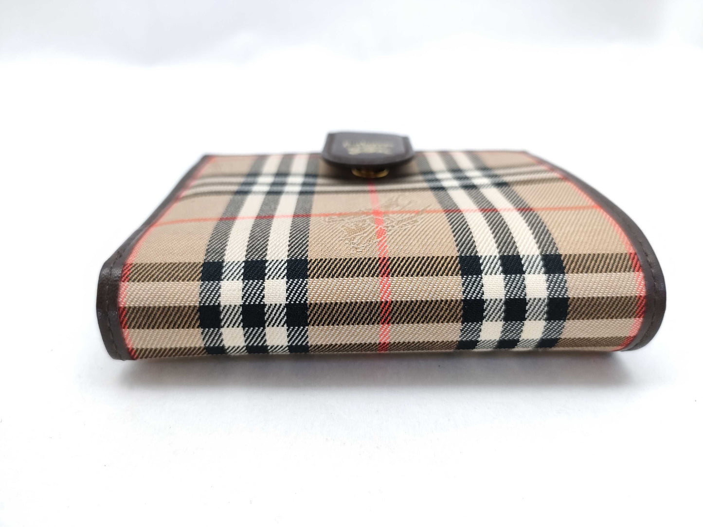 BURBERRY Check Folding Wallet with Box Wallet