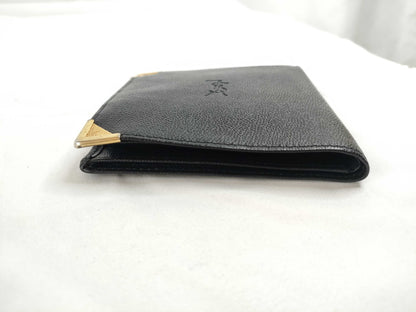 Yves Saint Laurent Leather Folding Wallet Wallet