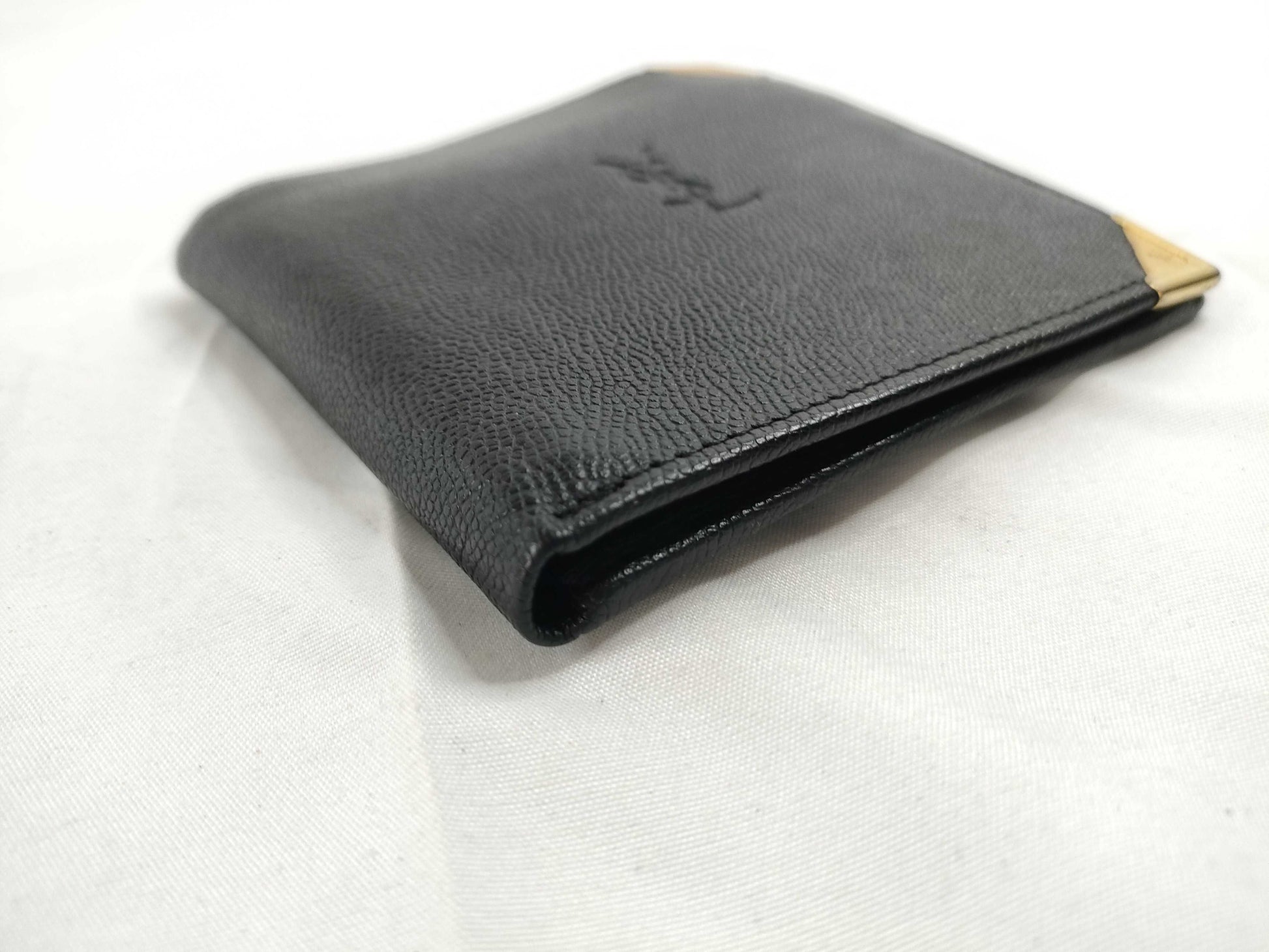 Yves Saint Laurent Leather Folding Wallet Wallet