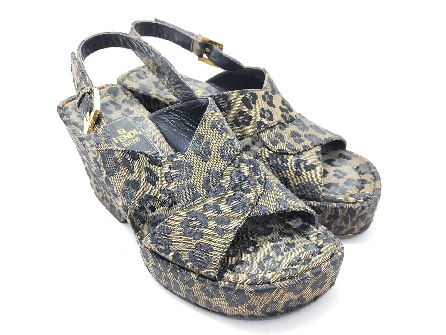 FENDI Fendi Leopard Sandals Sandals