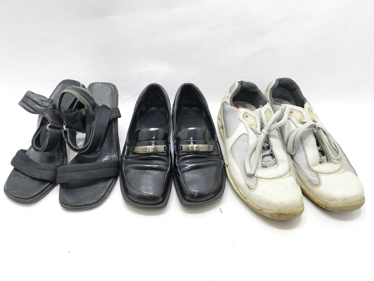 PRADA Shoes 3 Pieces Sneakers Loafers Loafers