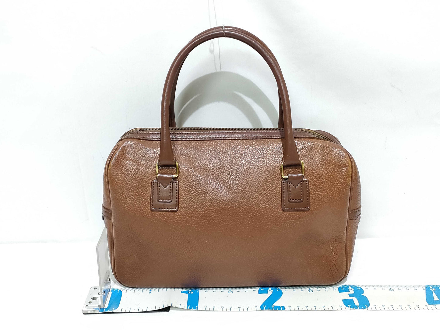 BURBERRY Leather Handbag Mini Boston Handbag