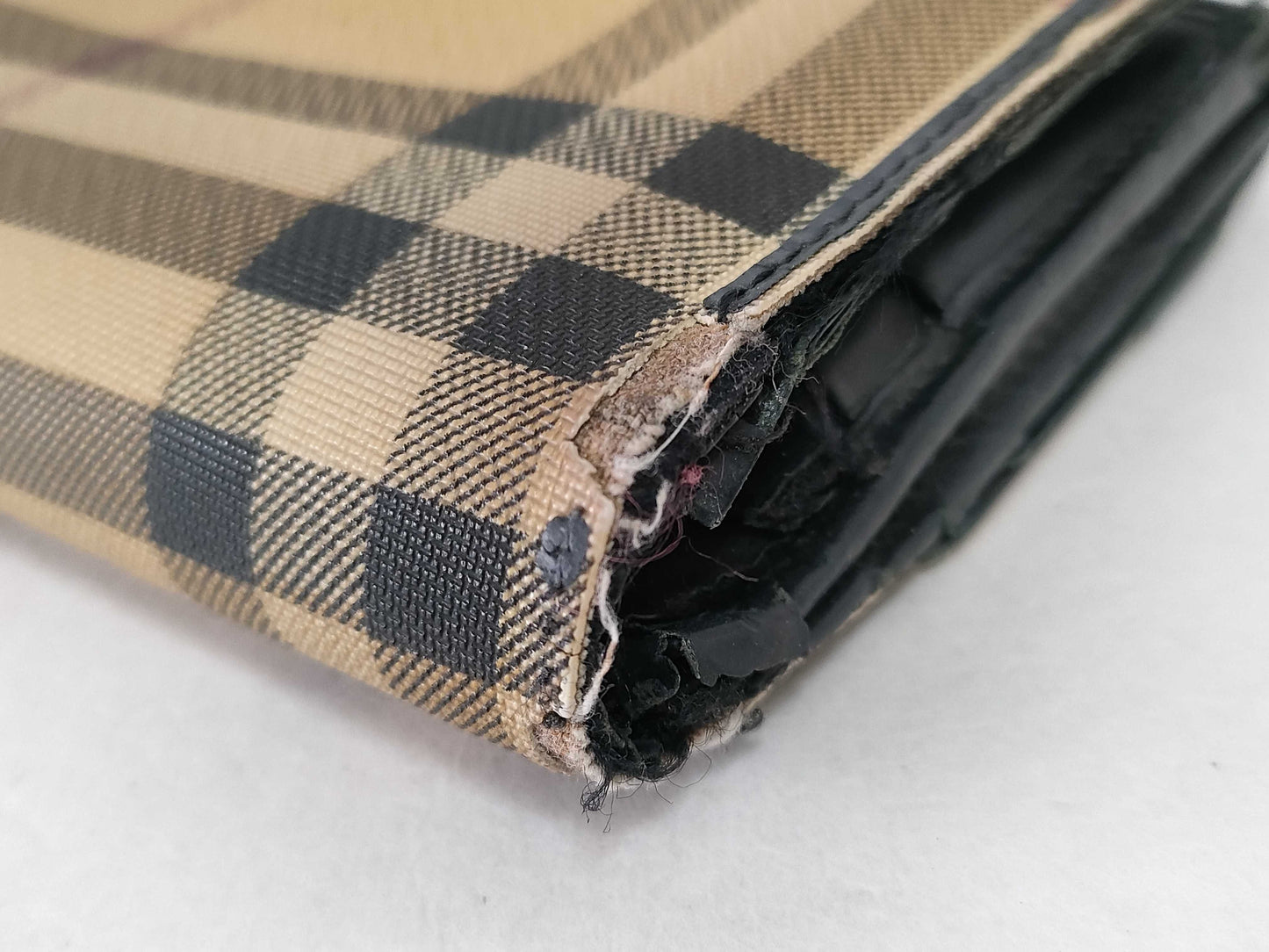 BURBERRY Check Wallet 2 Piece Wallet