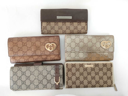 GUCCI Gucci Shima Gucci GG Sima Supreme Wallet 5 Piece Wallet