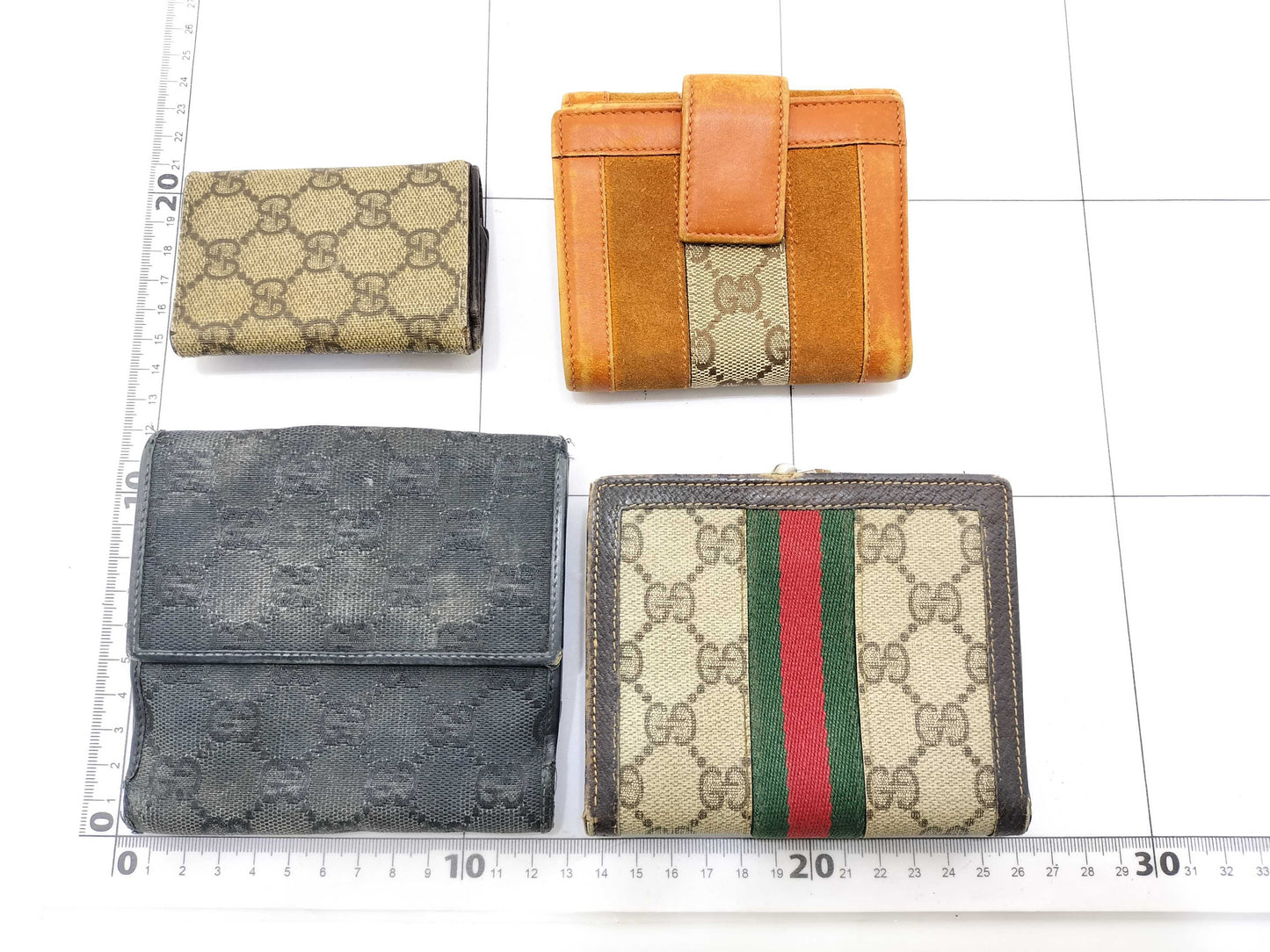 GUCCI GG Canvas Gucci GG Sherry Line Wallet 5 Piece Set Wallet