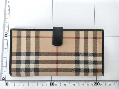 BURBERRY Check Wallet 3 Piece Wallet