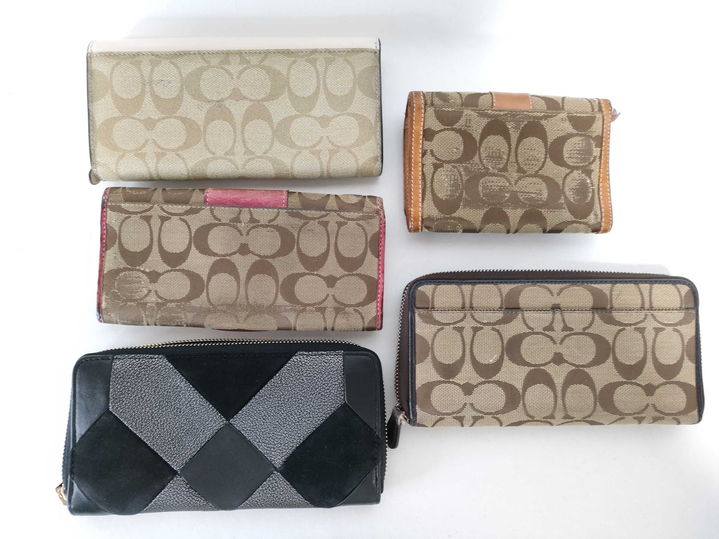 COACH Signature Coach Wallet Signature 5 Points Wallet