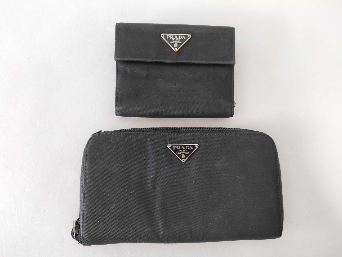 PRADA Nylon Wallet 2 Piece Wallet