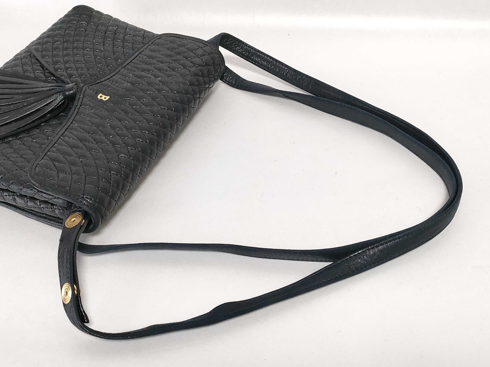 BALLY Quilted Leather Shoulder Bag Shoulder Bag