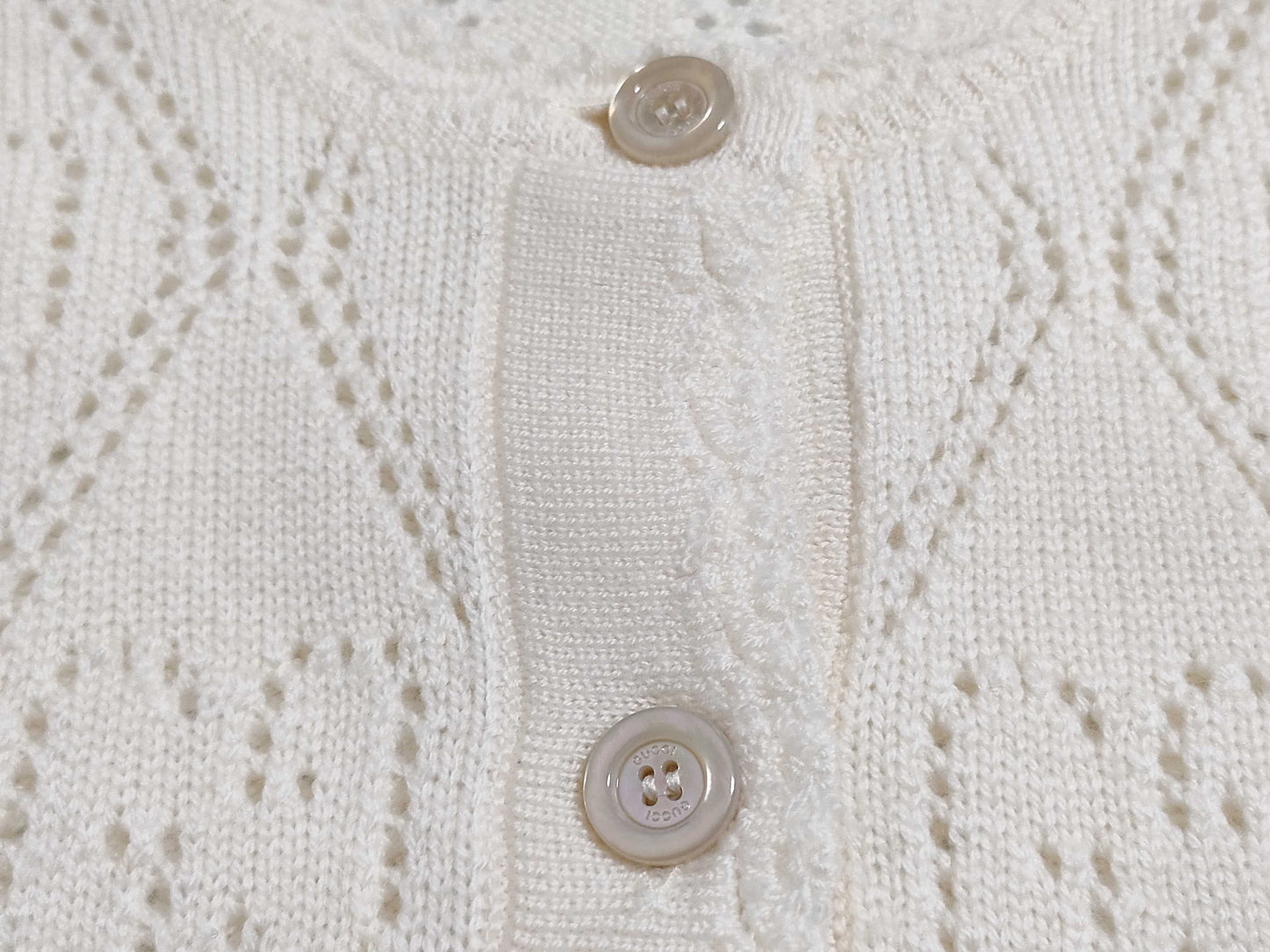 GUCCI GG pattern GG punching Gucci knit cardigan cardigan