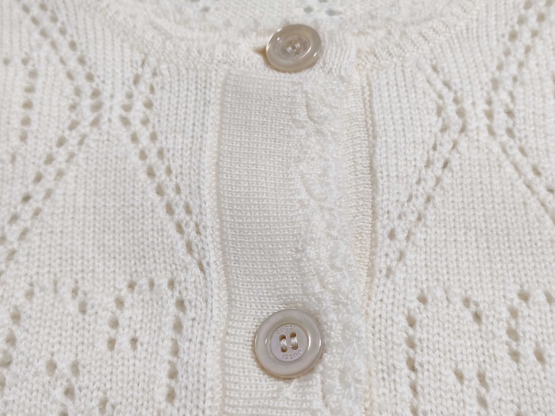 GUCCI GG pattern GG punching Gucci knit cardigan cardigan