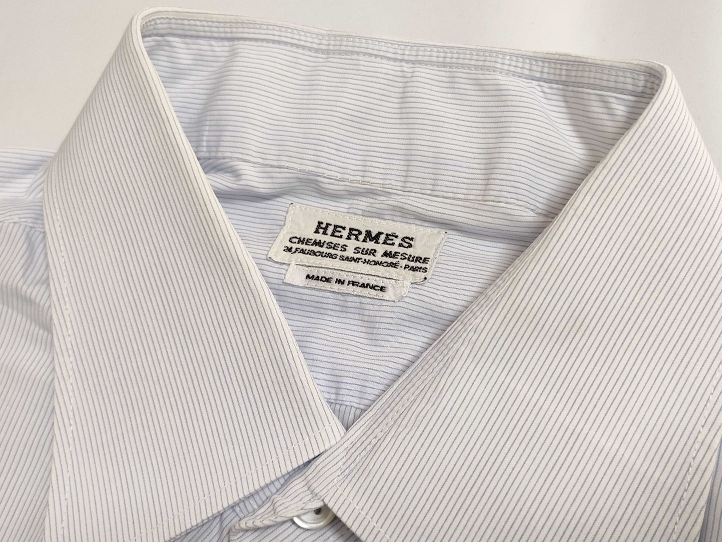 HERMES Men's Striped Shirt