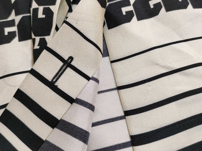 GUCCI GG pattern Gucci bow tie blouse silk top