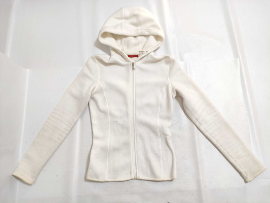 PRADA PRADA SPORTS Fleece Hoodie Zip-Up Top