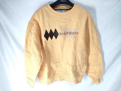 SAINT LAURENT Logo Embroidered Sweatshirt Top