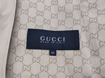 GUCCI Lined GG Pattern Gucci Coat Beige GG Coat