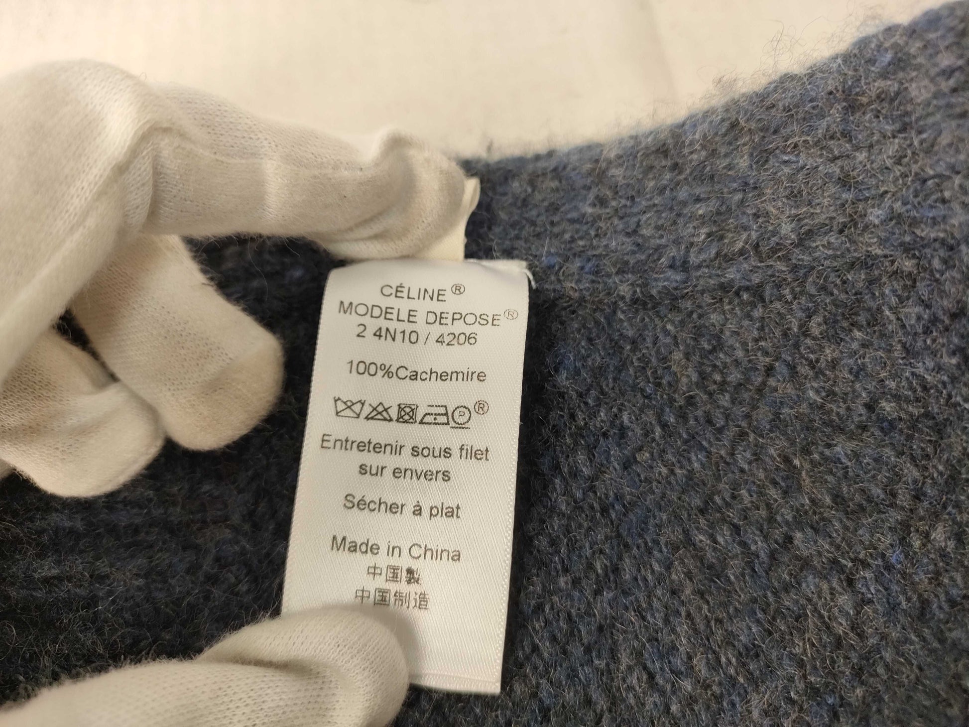 CELINE Phoebe 100% Cashmere CELINE Chunky Knit Poncho Cape Cashmere Phoebe Philo Other Apparel