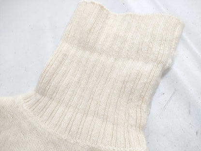 SAINT LAURENT PARIS Mohair Wool Cropped Knit Top