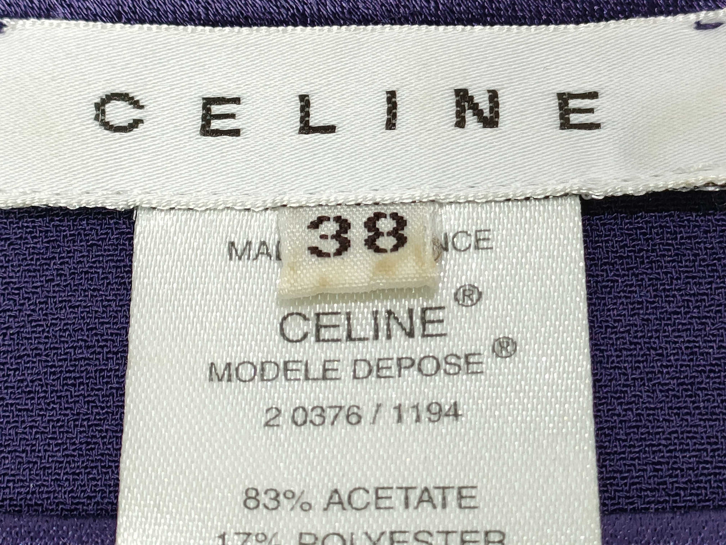 CELINE CELINE Silk Top Satin Top