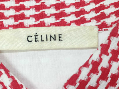 CELINE Phoebe Houndstooth Houndstooth CELINE Phoebe Philo Tops Shirt