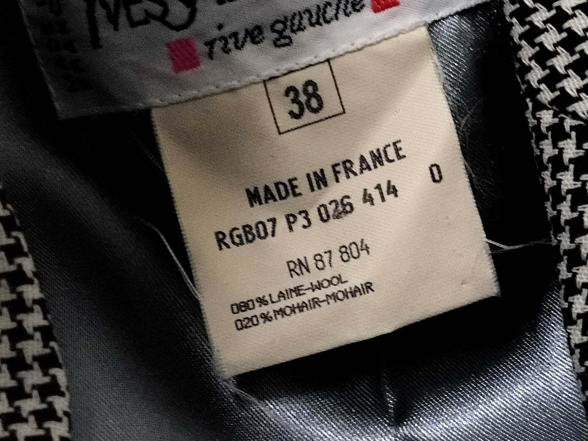 Yves Saint Laurent Saint Laurent Rive Gauche Staggered Set Up Jacket Other Apparel