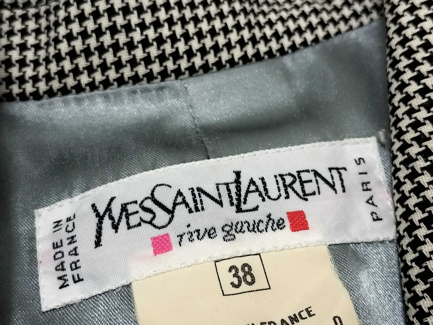 Yves Saint Laurent Saint Laurent Rive Gauche Staggered Set Up Jacket Other Apparel