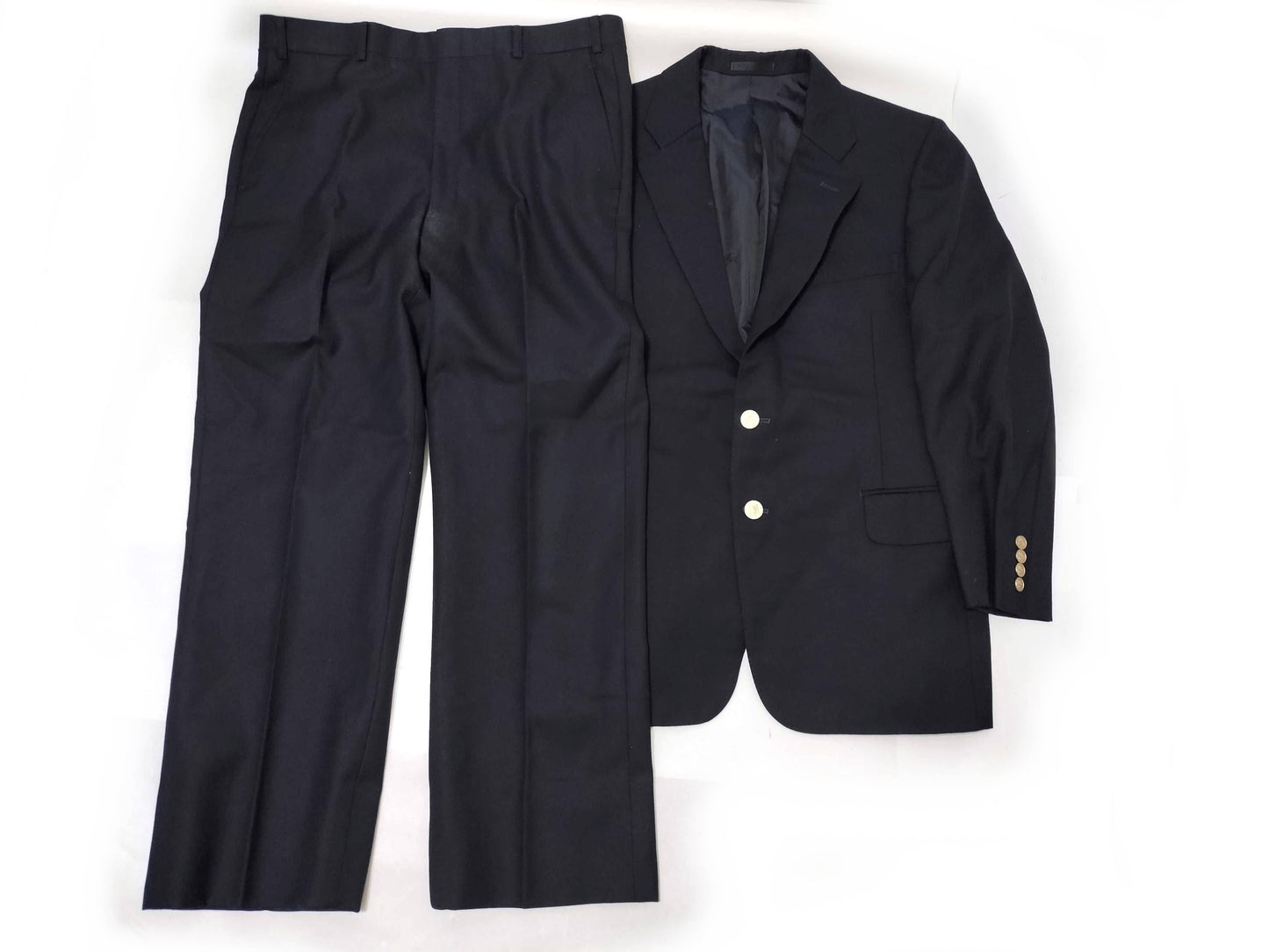 Burberrys Navy Blue Set Gold Button Jacket Pants Other Apparel