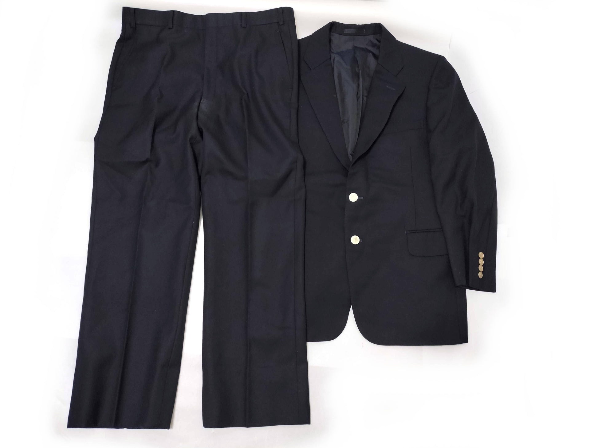 Burberrys Navy Blue Set Gold Button Jacket Pants Other Apparel