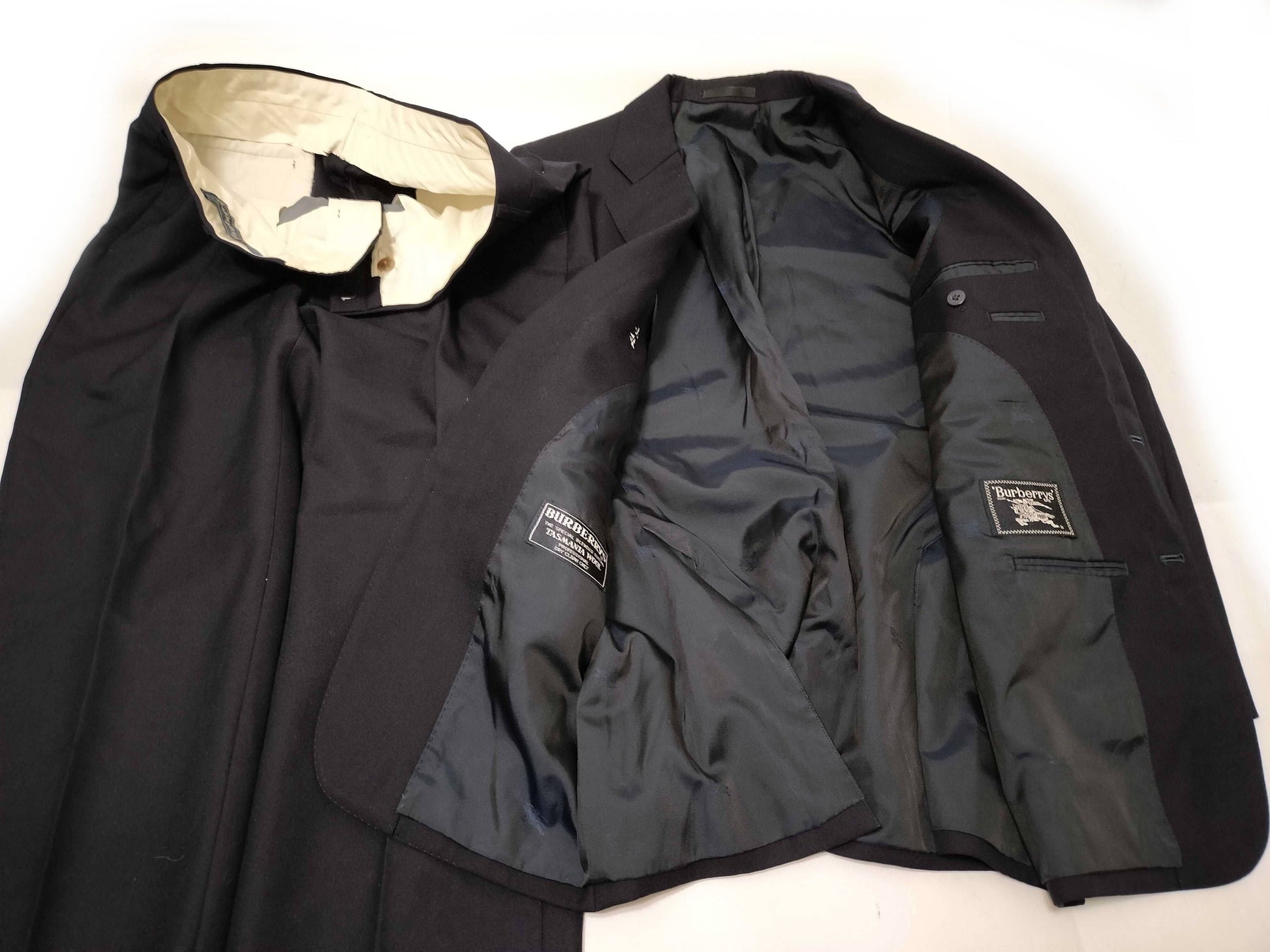 Burberrys Navy Blue Set Gold Button Jacket Pants Other Apparel