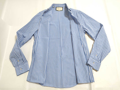 GUCCI Striped Shirt with Current Tag