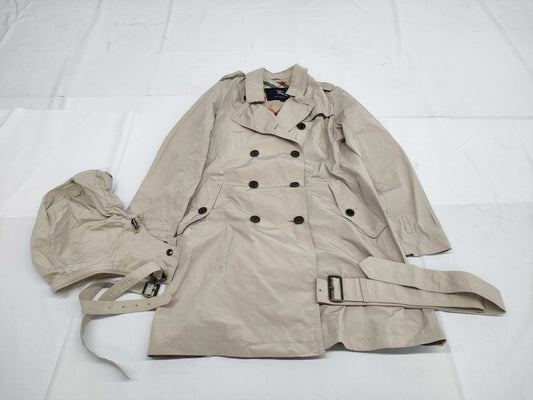 BURBERRY BURBERRYLONDON Pocketable Nylon Drawstring Coat Belt Coat