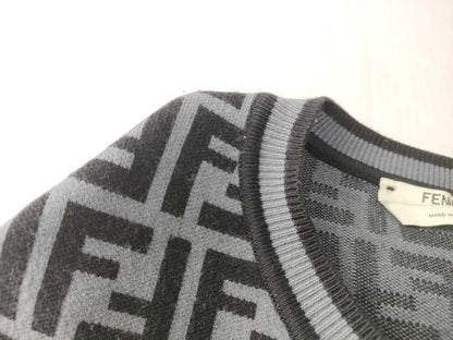 FENDI FENDI Zucca Current Tag Knit Tops
