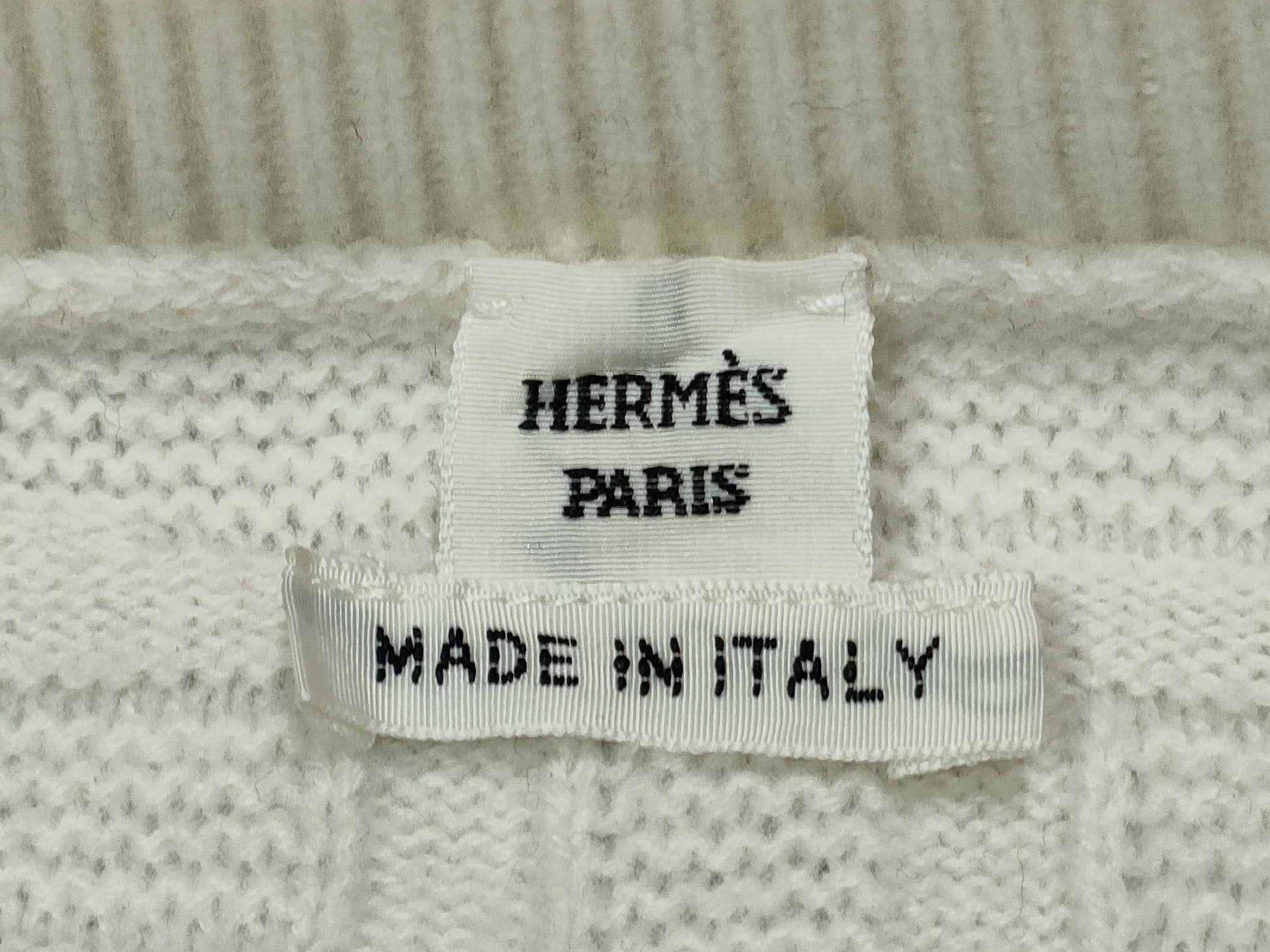HERMES H-pattern Knit Top