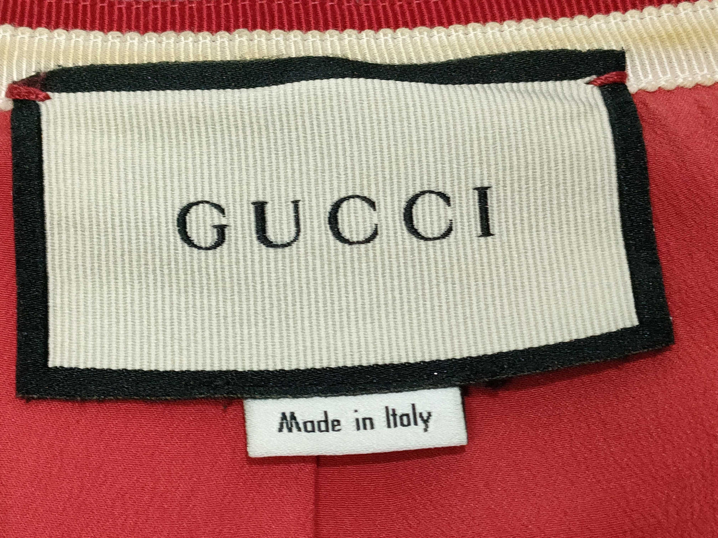 GUCCI GG Print Gucci Outer Jacket Gold Button Jacket