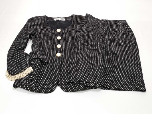 Dior Christian Dior Dot Set Jacket Skirt Other Apparel