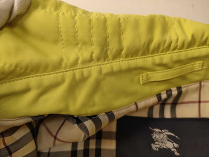 BURBERRY BURBERRYLONDON Quilted Blouson Nova Check Top